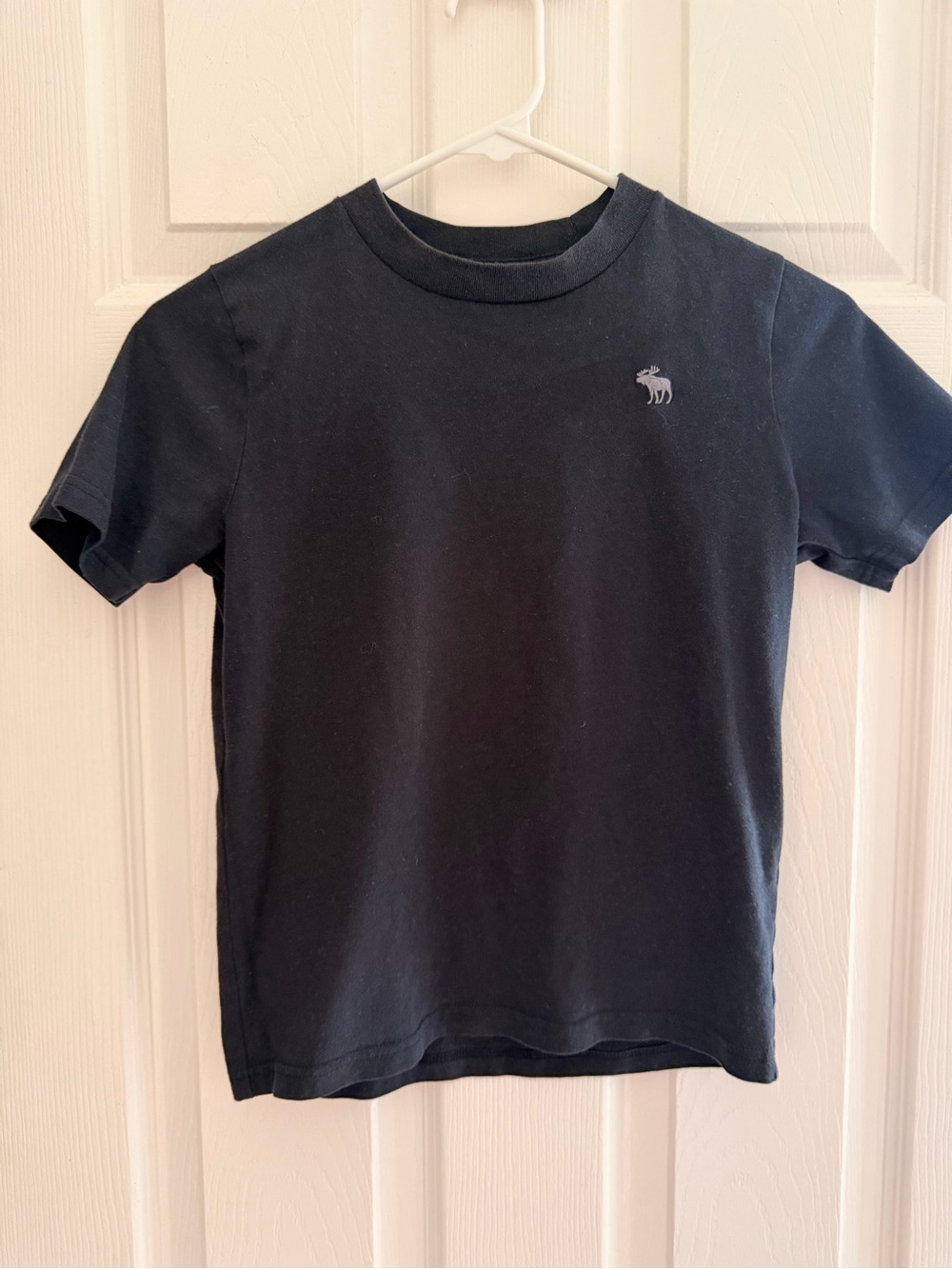 abercrombie kids Black Graphic Logo Tee